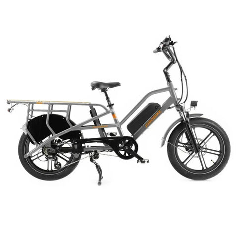 JOBOBIKE Transer - Longtail - Gris Argenté